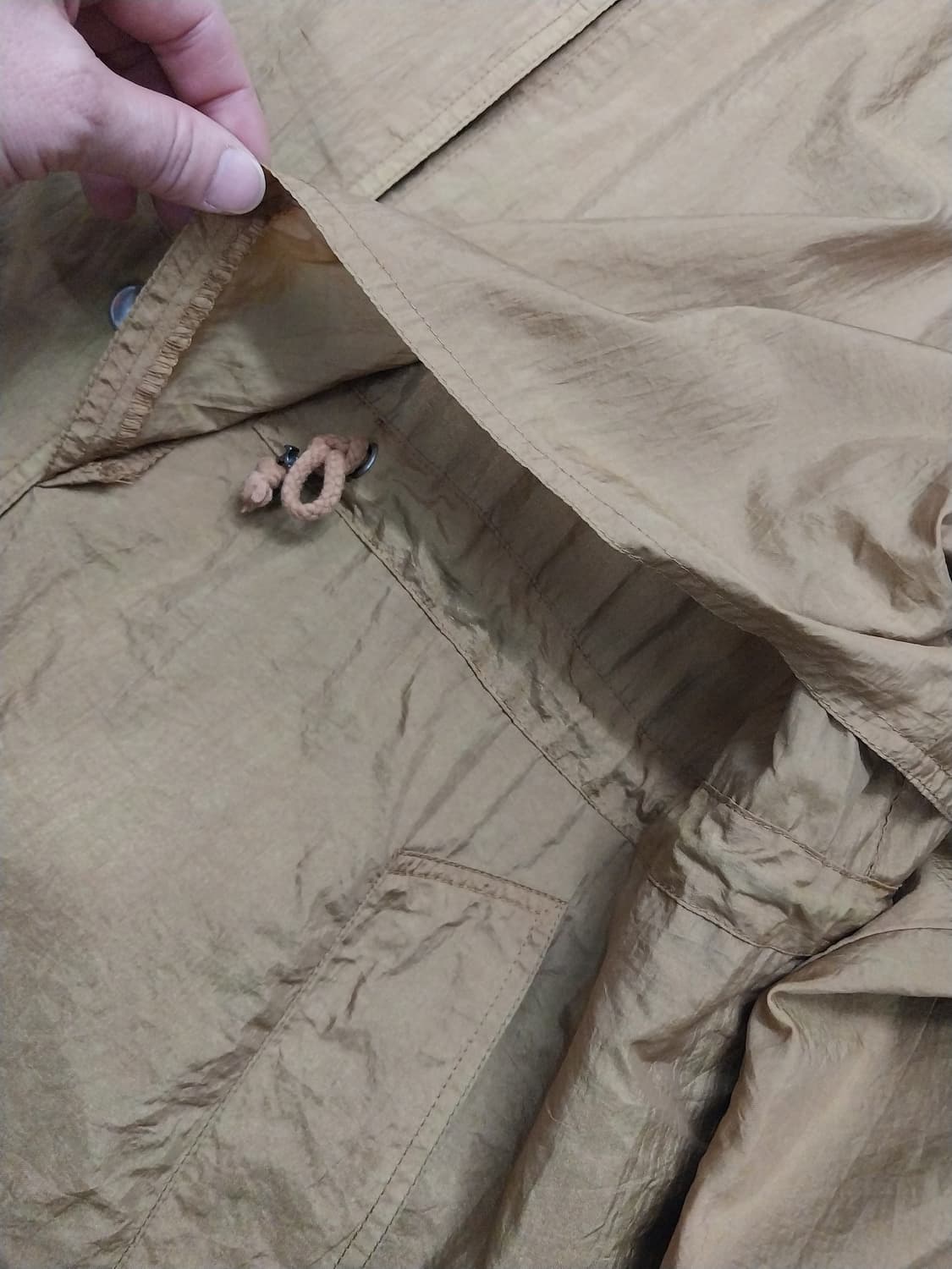 Jpn C&A 캔다 나일론 롱 자켓 46 상품이미지3