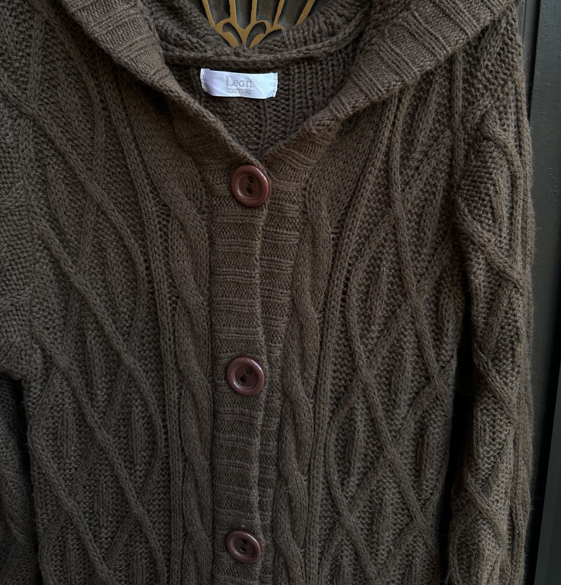 leon couture 후드가디건 상품이미지3