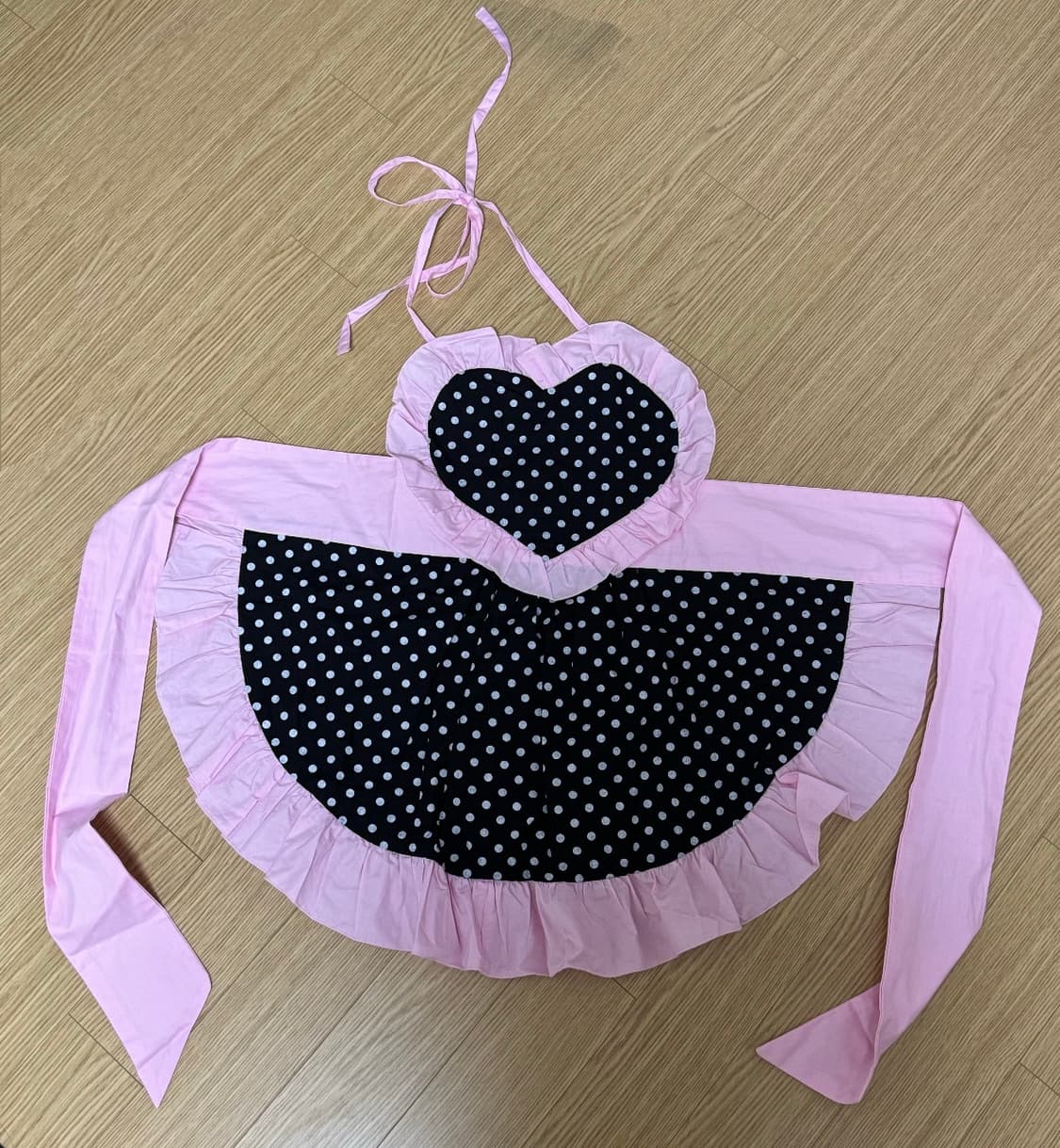 트랄라라 도트 에이프런 상품이미지3