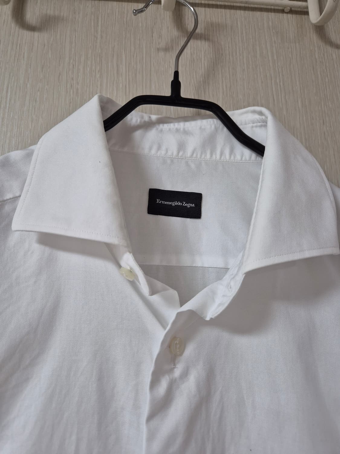 에르메네질도 제냐 화이트 셔츠 기본핏 42 상품이미지3
