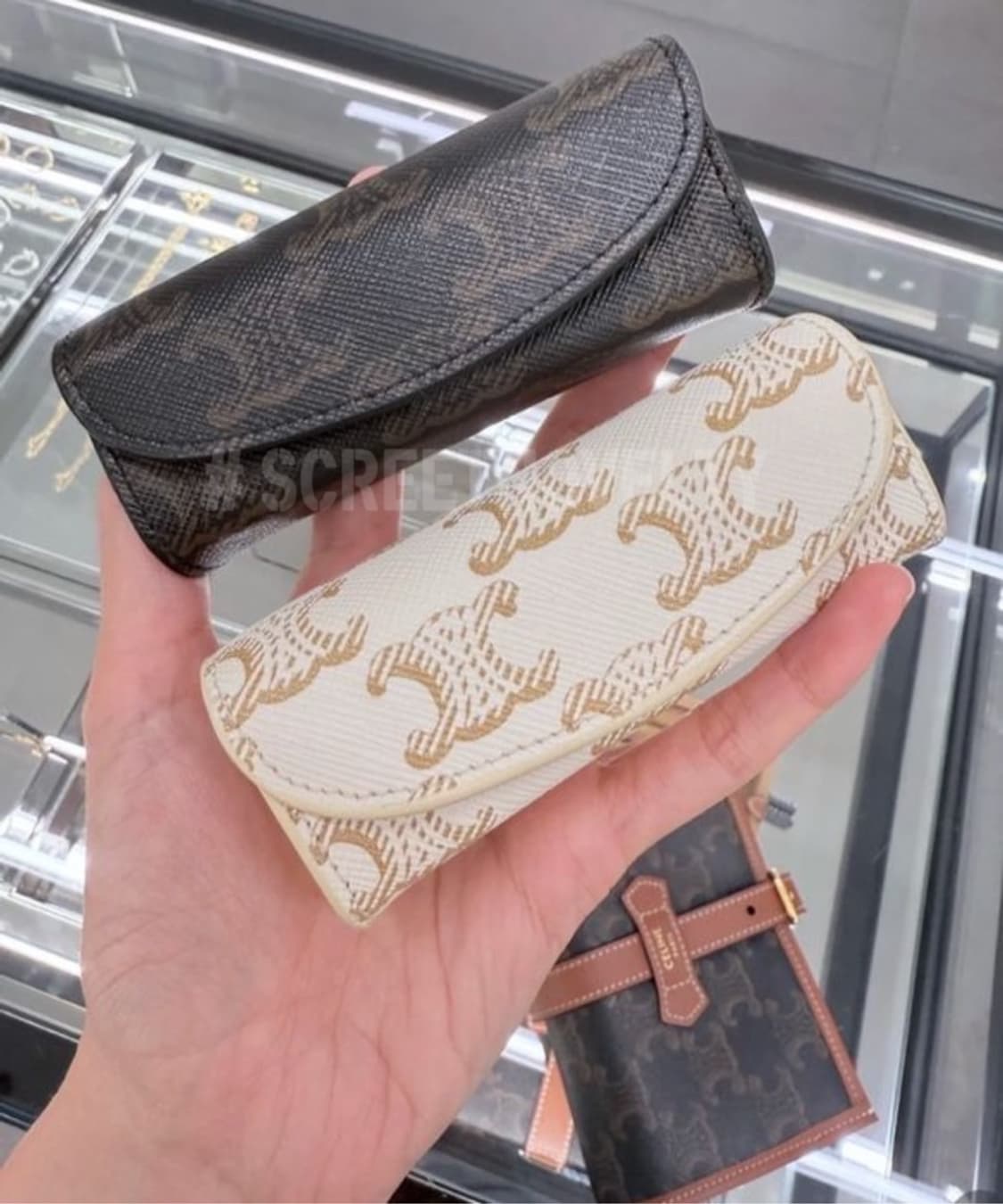 셀린느 트리옹페 쥬얼리 케이스 아이보리 상품이미지7