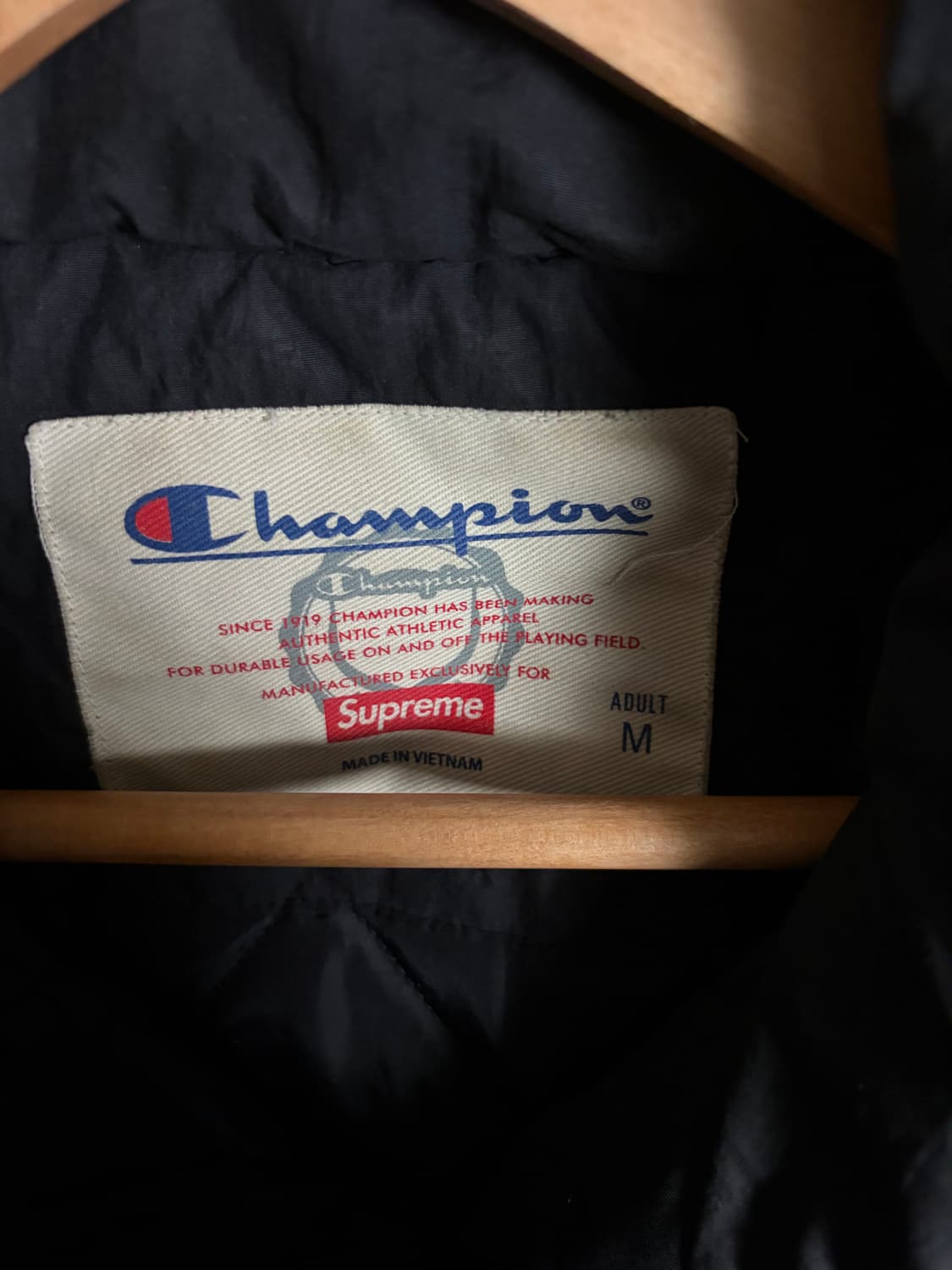 슈프림 챔피온 퍼피 패딩 자켓 M 15FW 상품이미지4