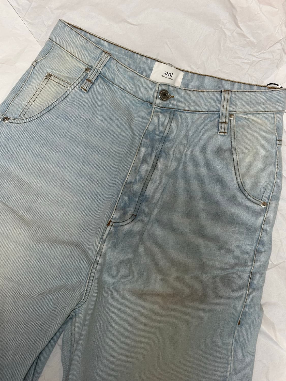 아미 배기핏 데님진 (32 새상품) 상품이미지3