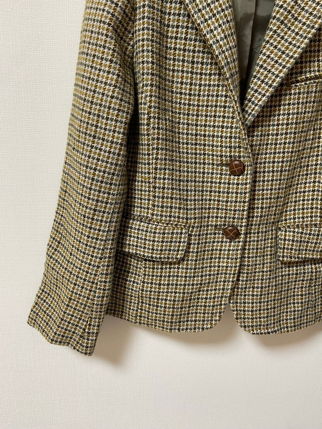 일본 빈티지 하운드투스 체크 자켓 상품이미지2