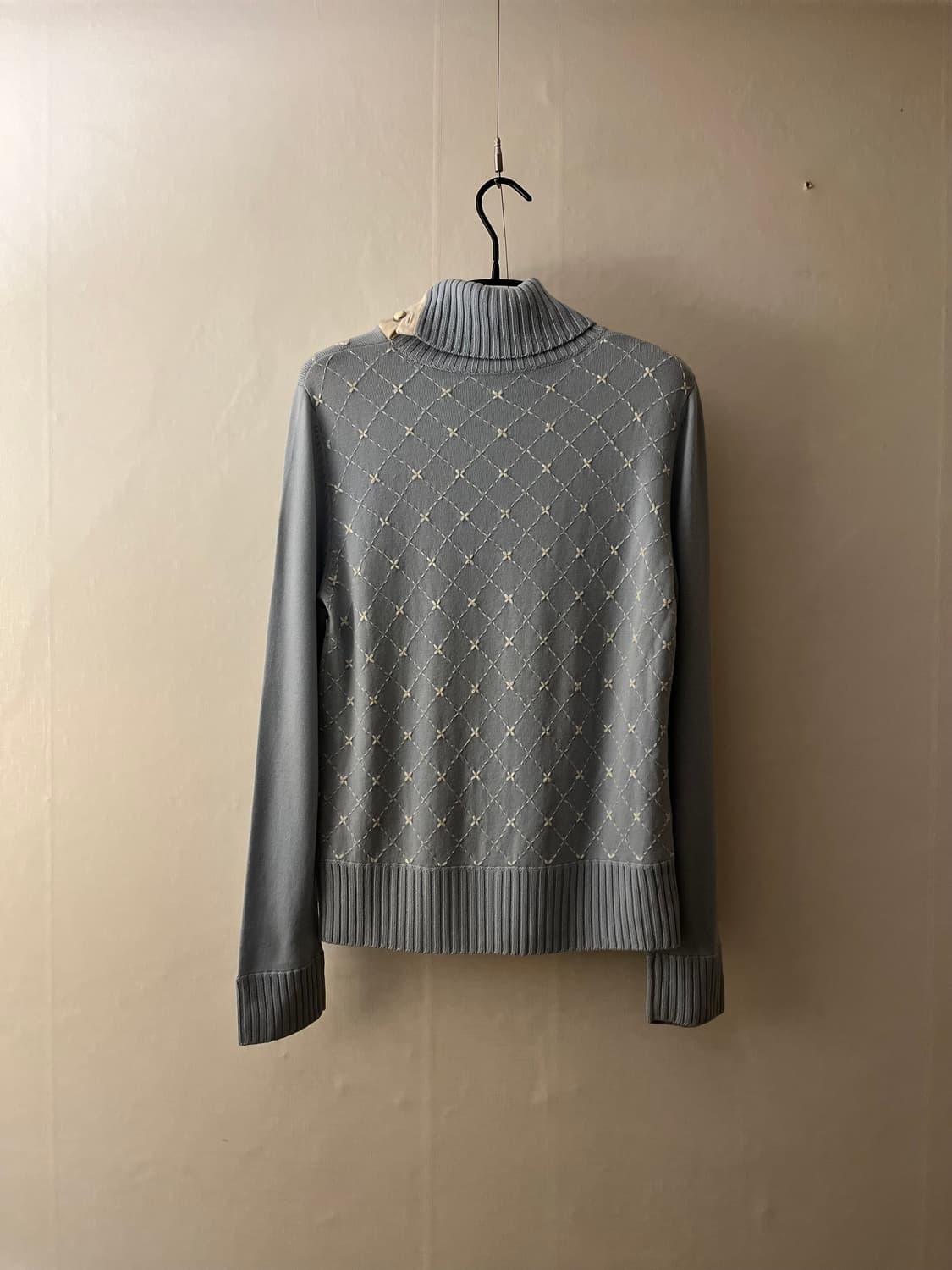 90s 꾸레쥬 비즈 디테일 울니트 상품이미지6