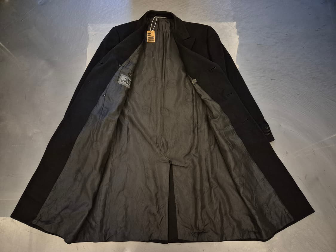 90s GIANNI VERSACE 울 더블 롱코트 상품이미지3
