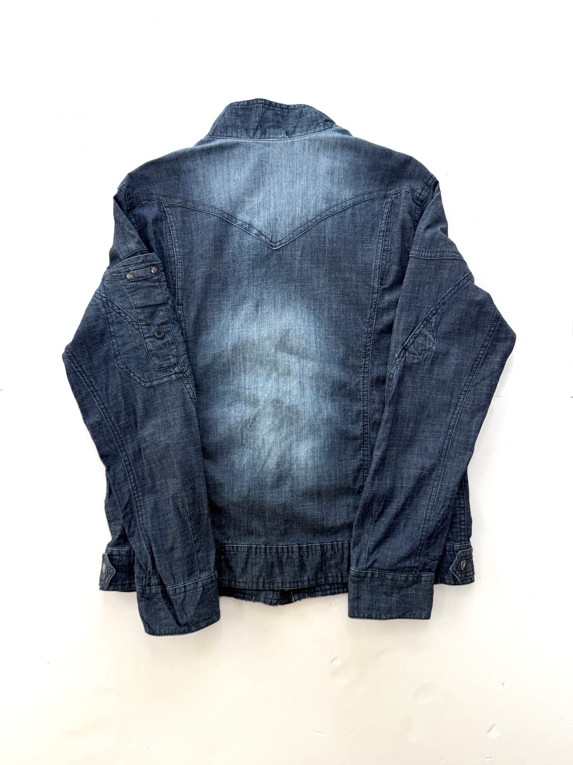 필드코어(FieldCore) 에어로 스트레치 인디고 데님 집업 상품이미지7