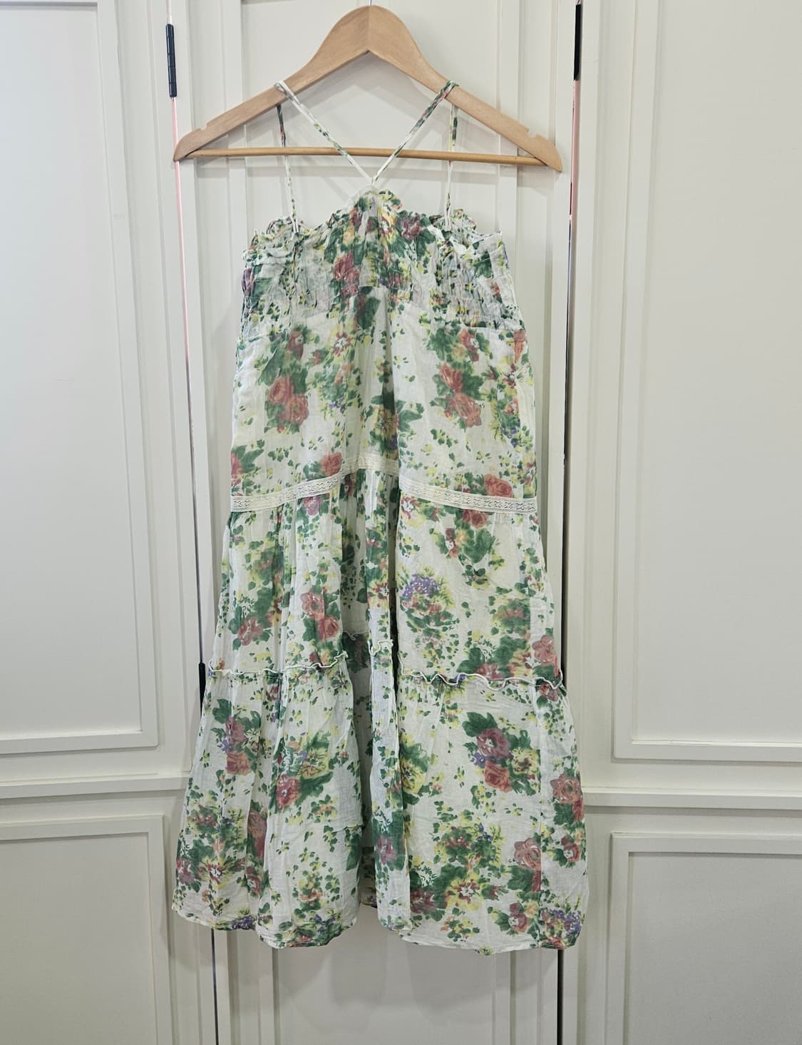 플라워 패턴 롱 원피스 상품이미지5