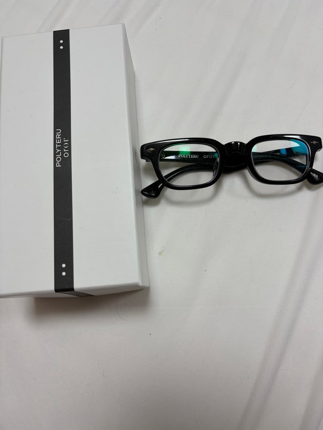 폴리테루 오르오르 P.O - 001 블랙 안경 상품이미지2