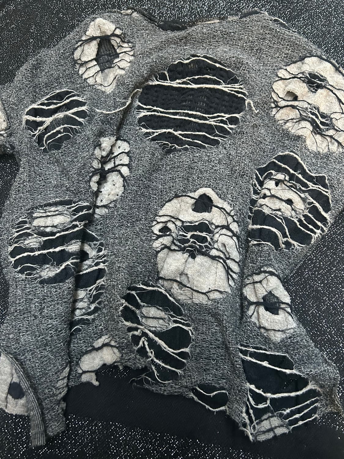 *rare* 1990s JPN 레이어드 기믹 니트  상품이미지4