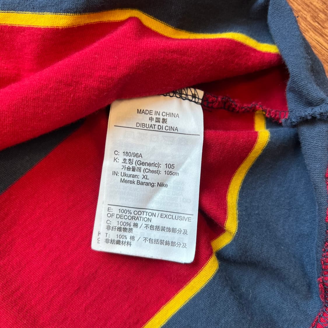 [XL]나이키 SB 스트라이프 반팔 미드나이트 네이비 상품이미지5