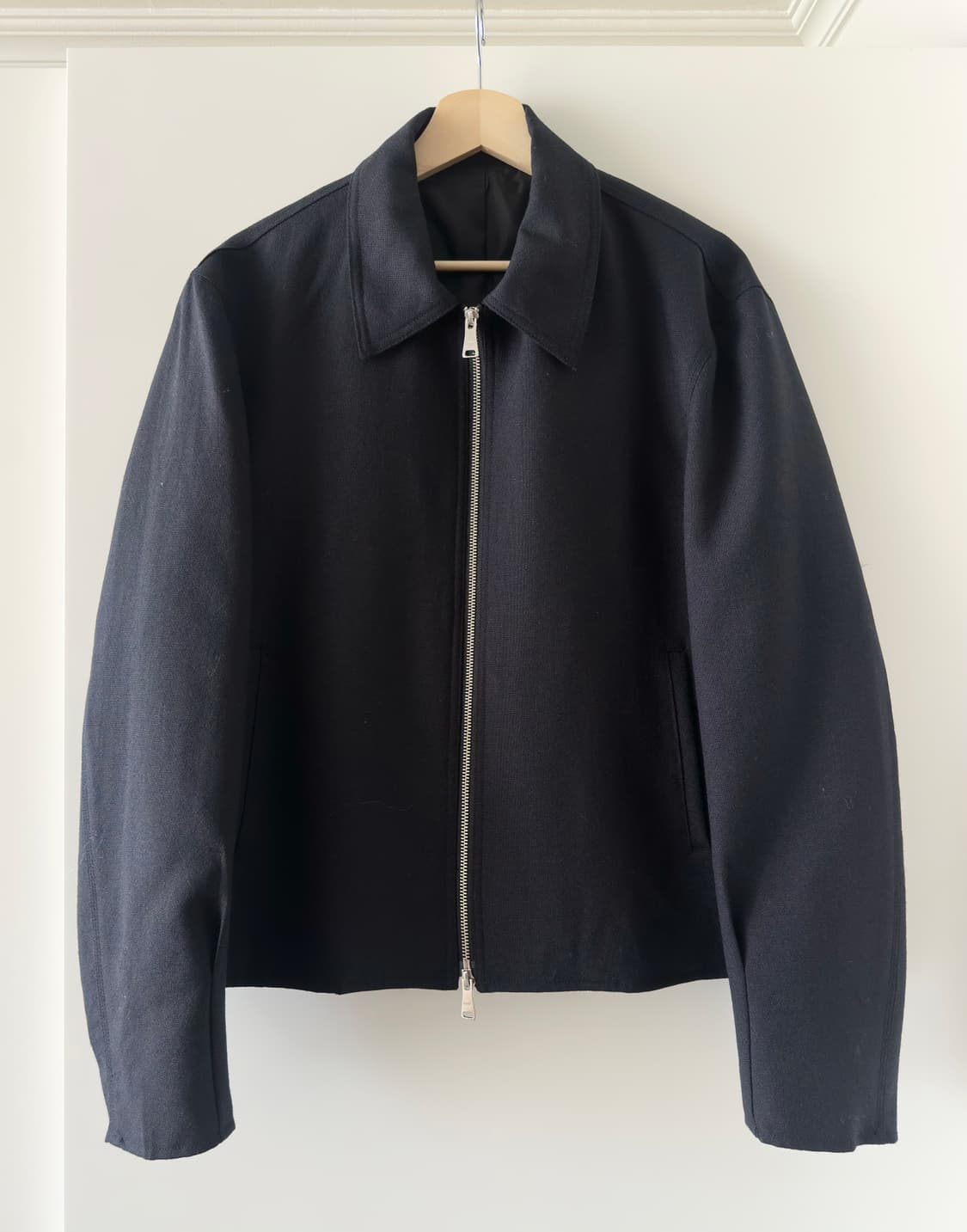 COOR 버진 울 크롭 점퍼 (다크네이비, M/민트급) 상품이미지1