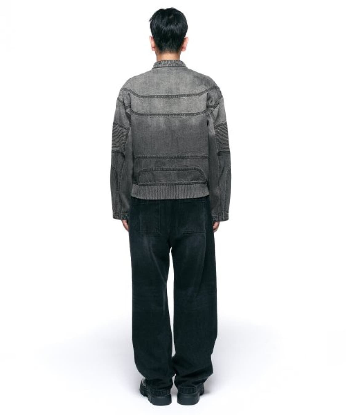 INSILENCE 인사일런스 스모킹 페이드 데님 자켓 (L) 새상품급 상품이미지5