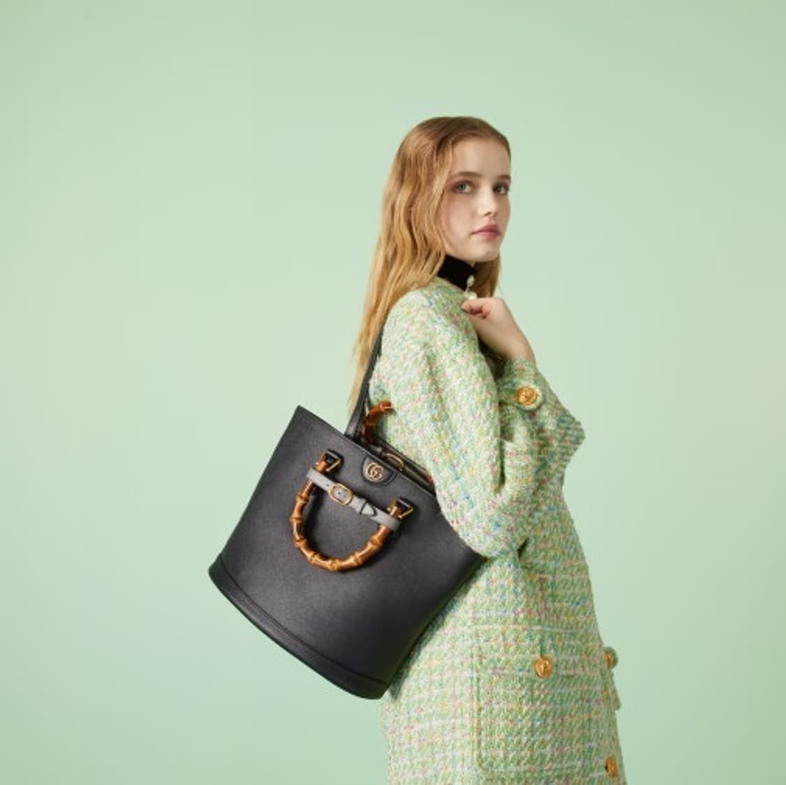 구찌 뱀부 미디엄 탑핸들백 새상품 상품이미지8