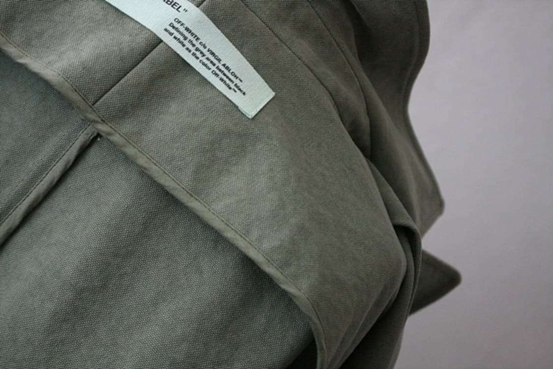 오프화이트 off-white 면 롱코트 상품이미지8