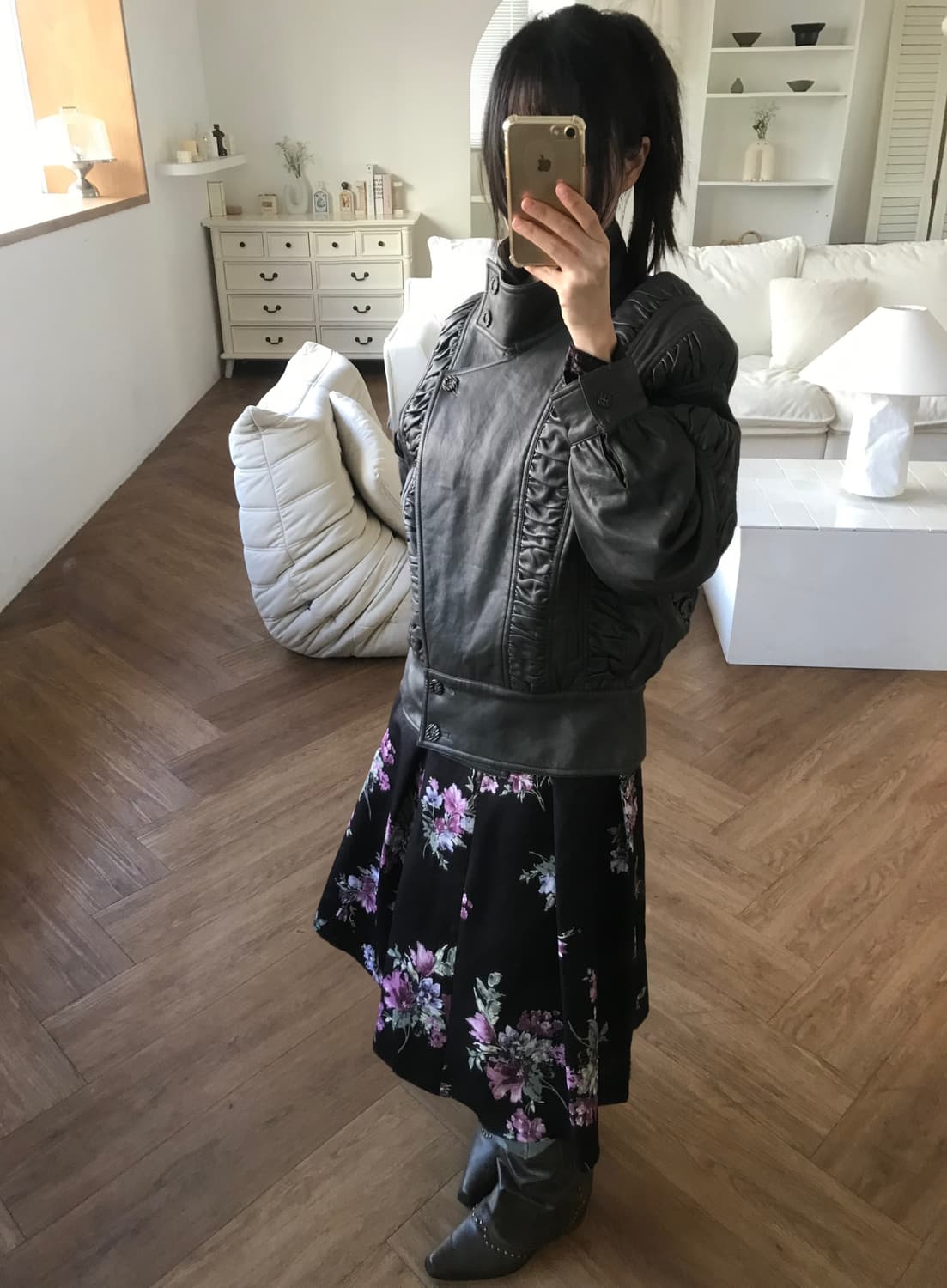 vintage pattern skirt 상품이미지9