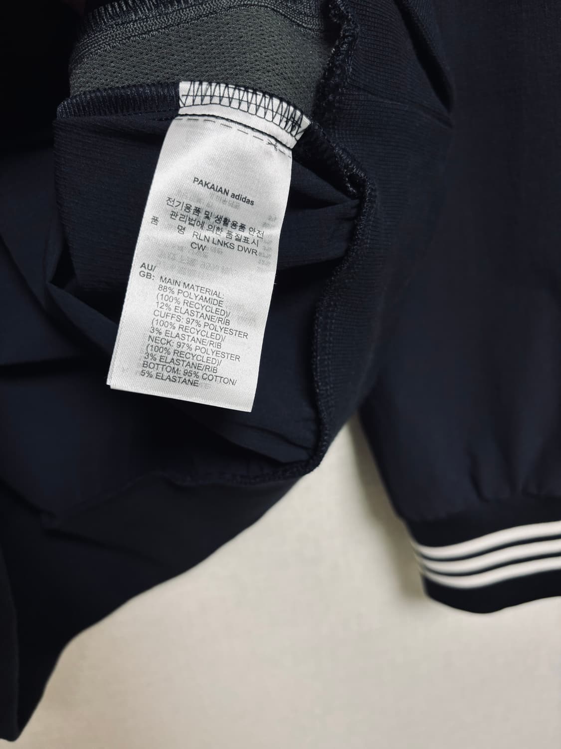 아디다스 RLN 롤링 링크 크루넥 스웨트셔츠 블랙 상품이미지5