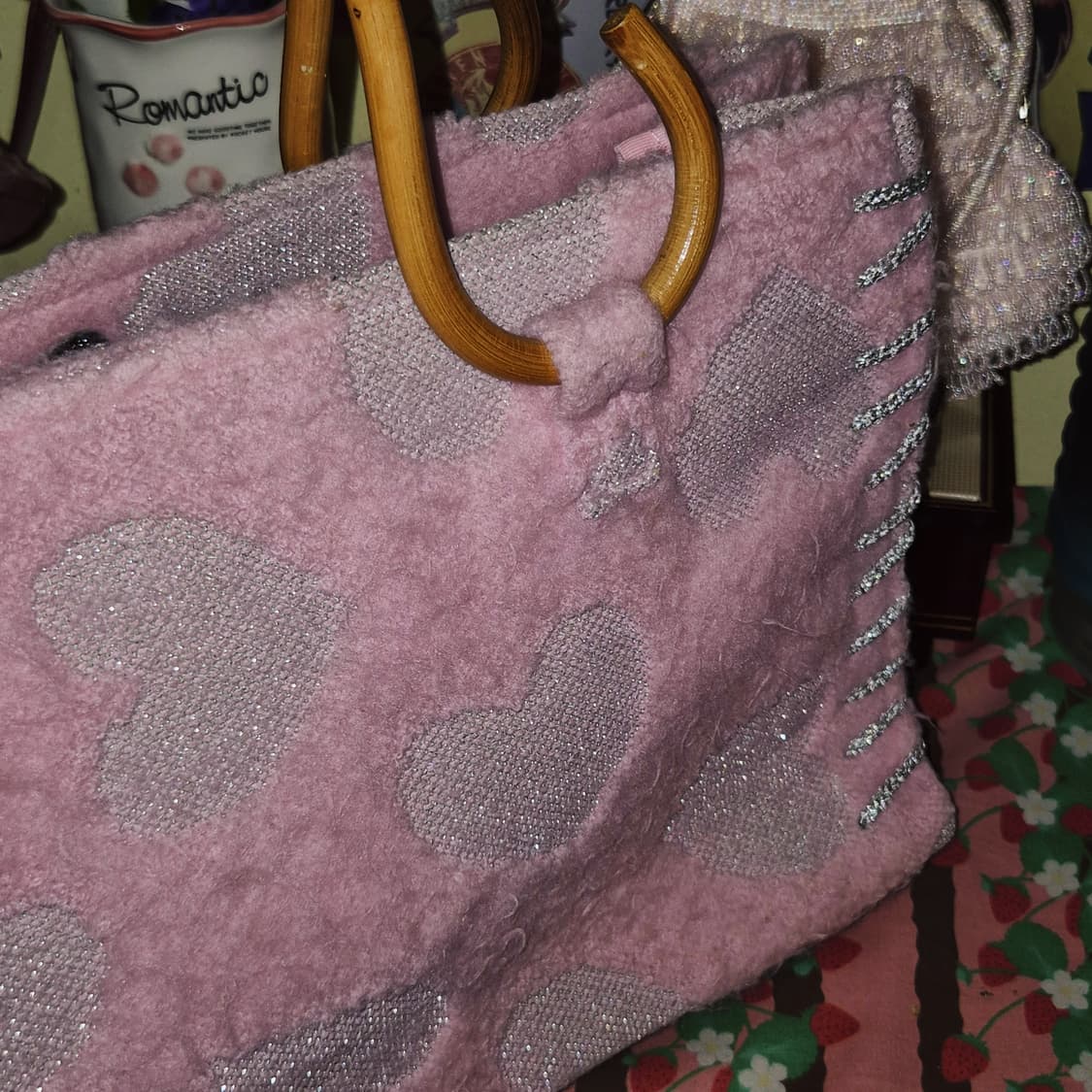 04s 사만다타바사 하트 부클 뱀부 토트백 상품이미지8