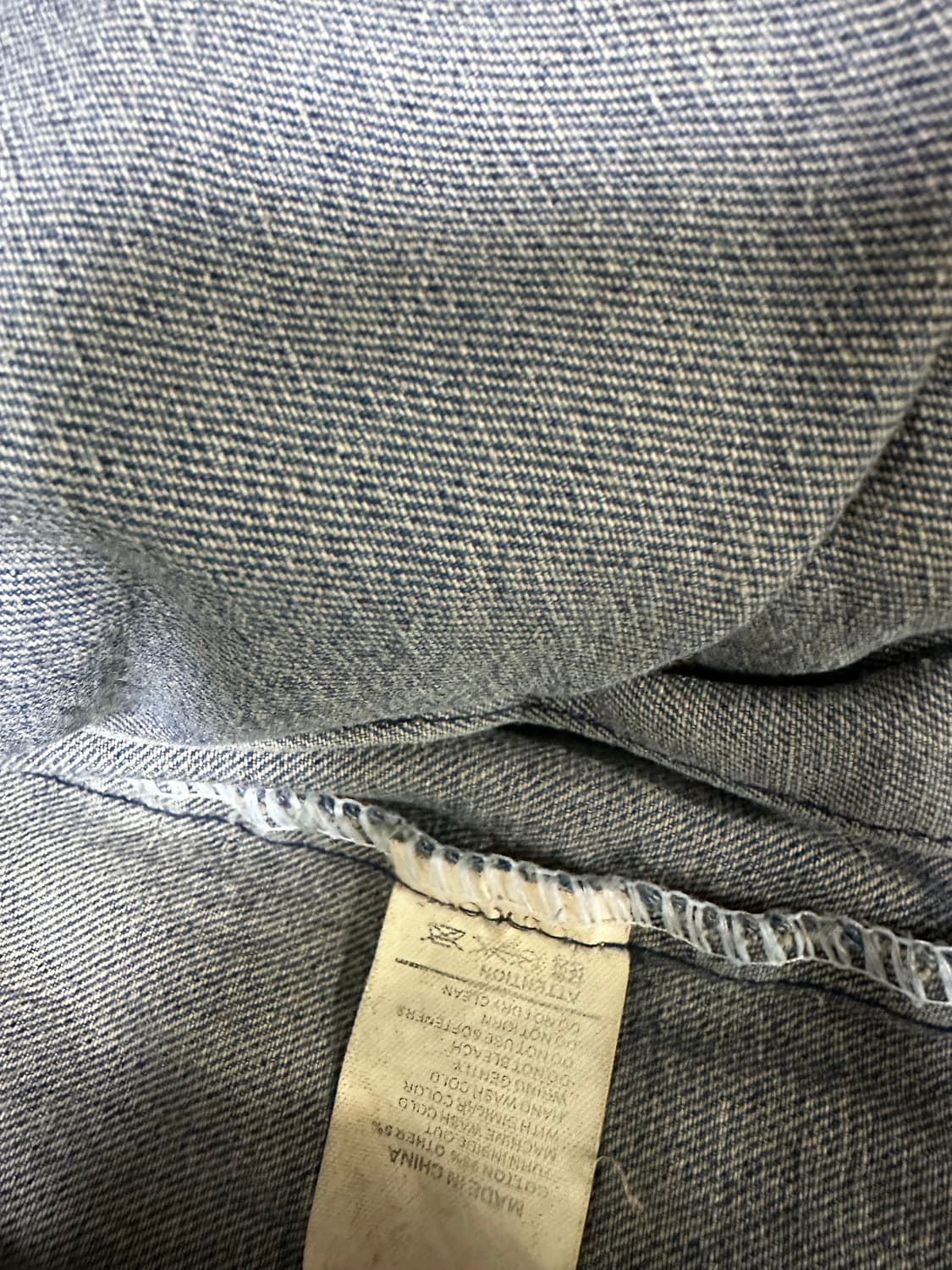 MADCOW 프린팅 데님 자켓 2XL 상품이미지4