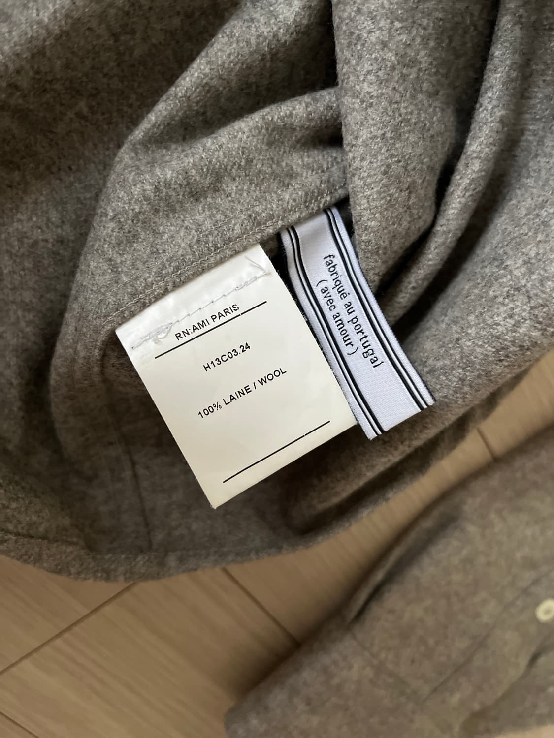 (Man) 아미 울100% 클래식 셔츠  상품이미지3