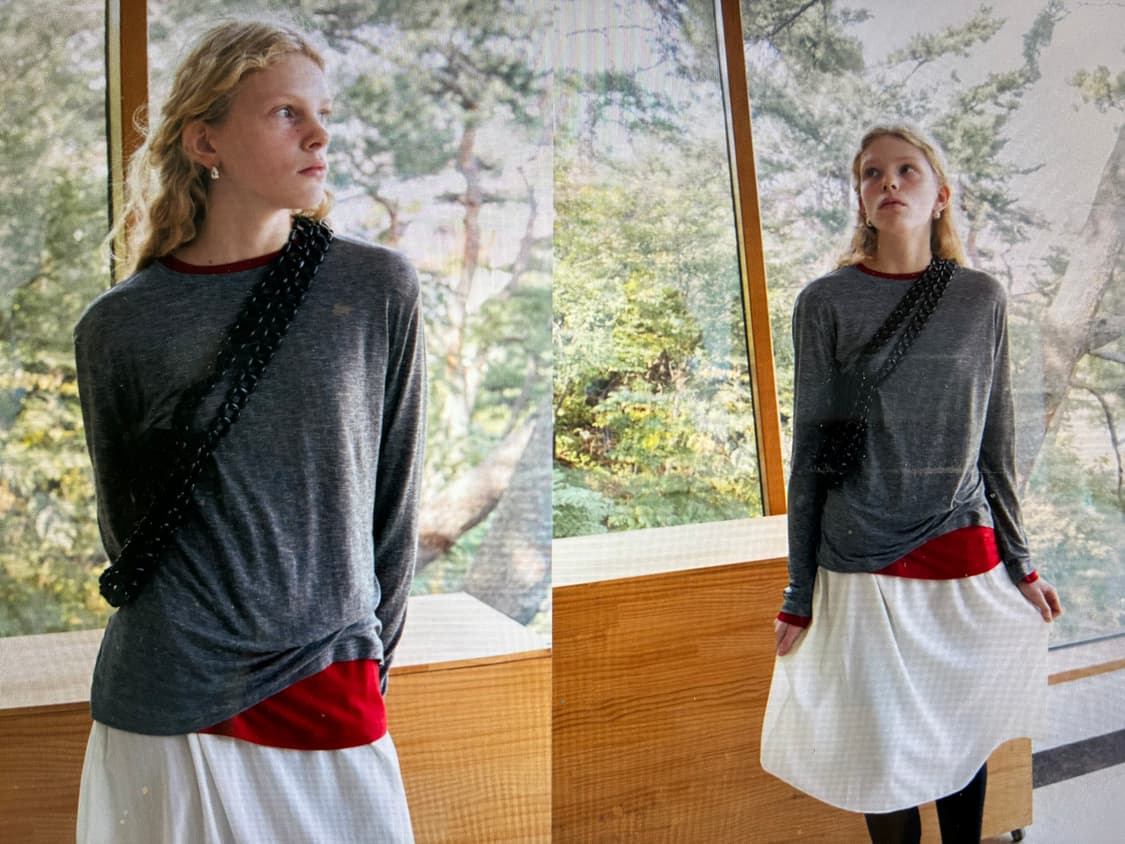 모노하 울 티셔츠  상품이미지2