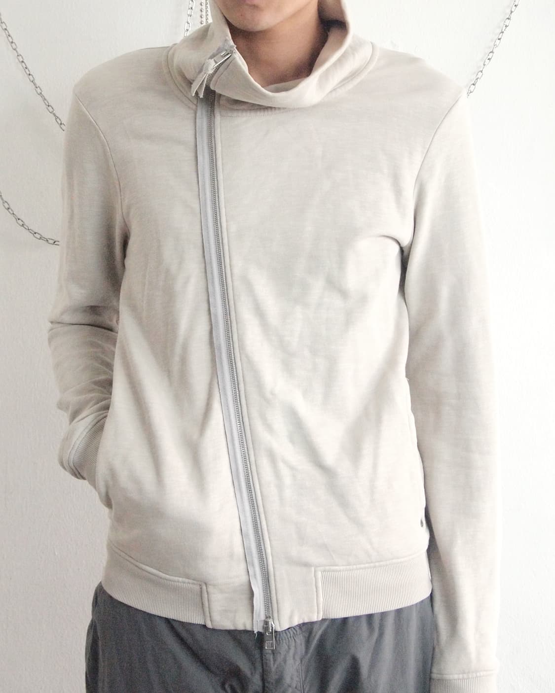 allsaints uk 올세인츠 asymmetric 아티저널 사선집업 상품이미지2