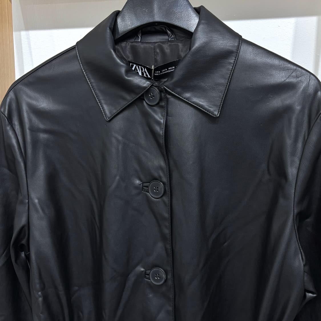 자라 가죽 로프 블레이저 자켓 상품이미지3