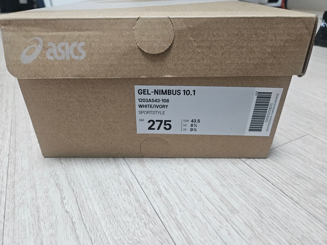 아식스 젤님버스 10.1 275 새상품 상품이미지1