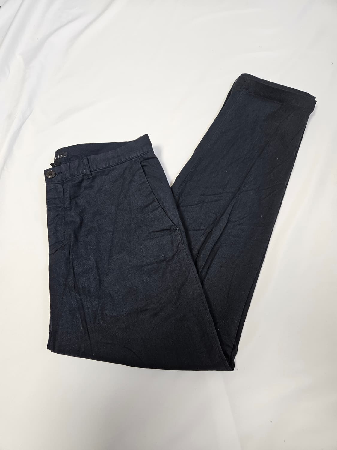 띠어리 Theory 코튼 린넨 슬랙스 바지 팬츠 정장 32 (매장 정품) 상품이미지1