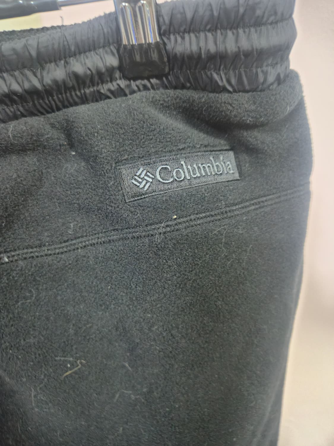 콜롬비아 기모 블랙 트레이닝 바지 상품이미지3