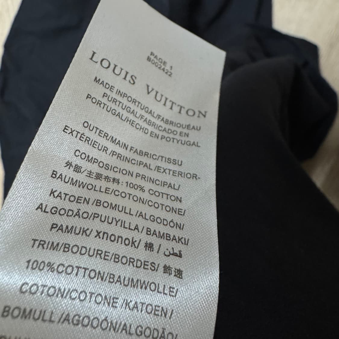 루이비통 프린팅 로고 티셔츠 상품이미지6