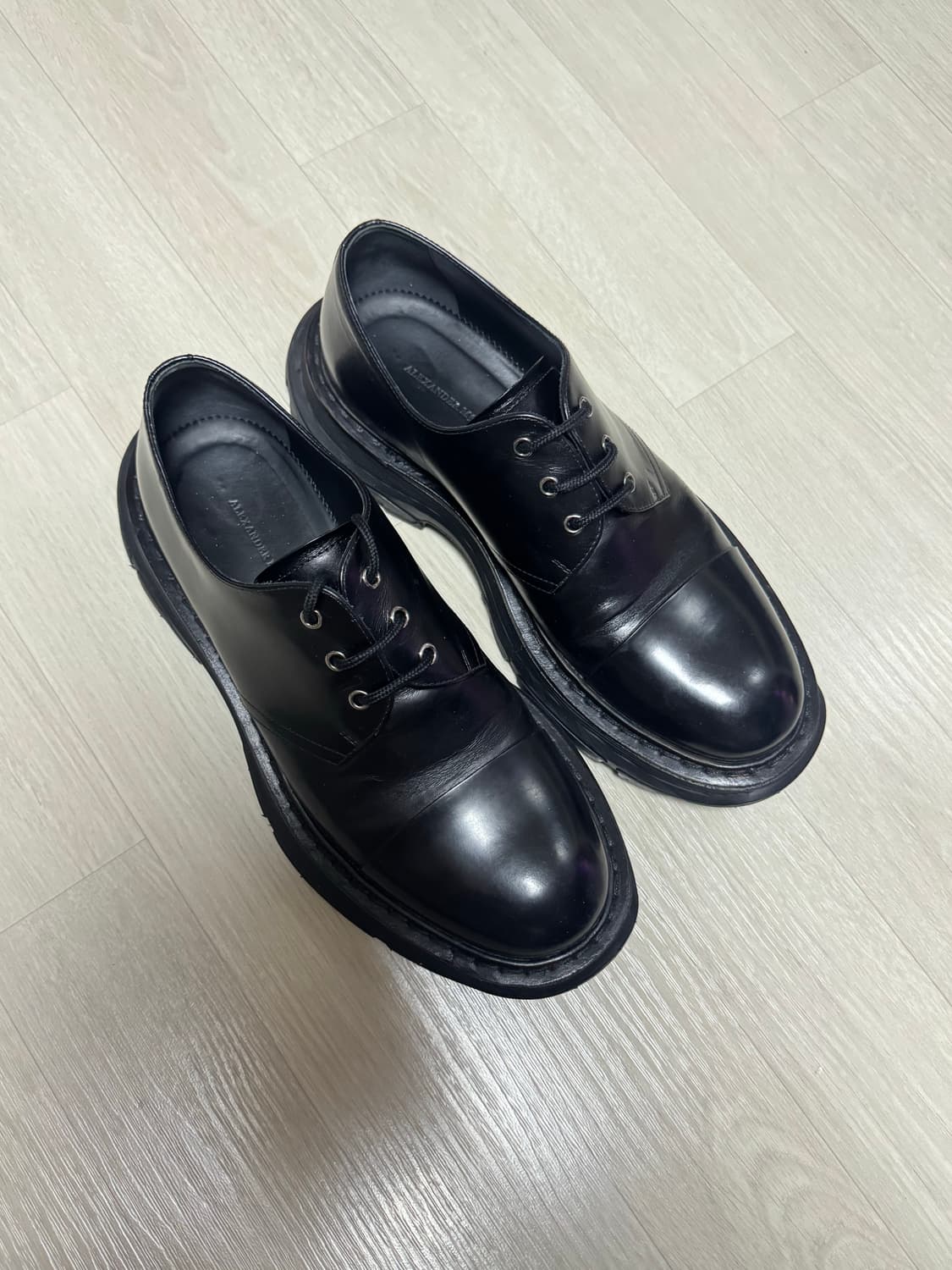 알렉산더 맥퀸 오버솔 트레드 더비슈즈 44 상품이미지4