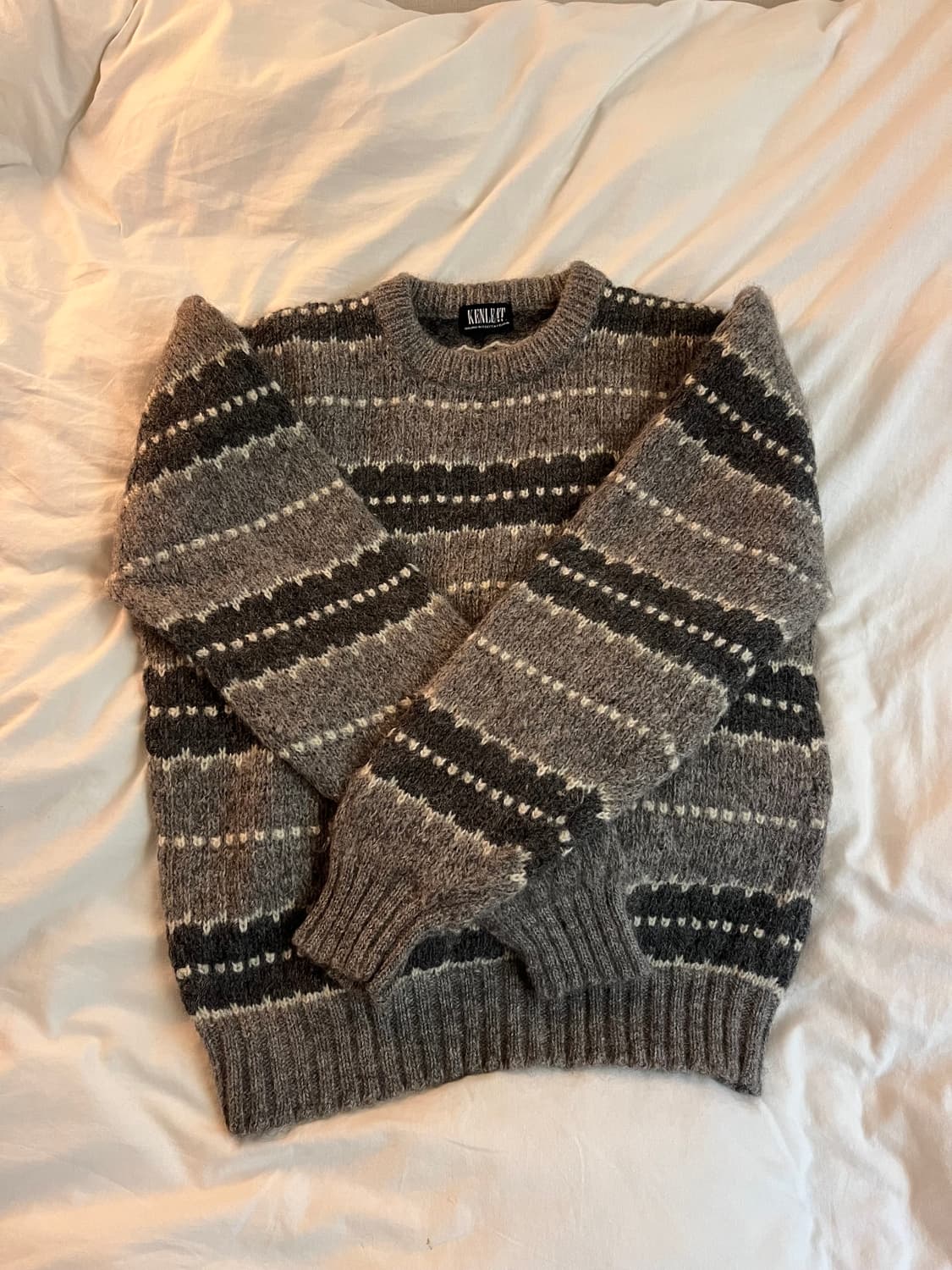 Vintage clasical pattern Knit 상품이미지1