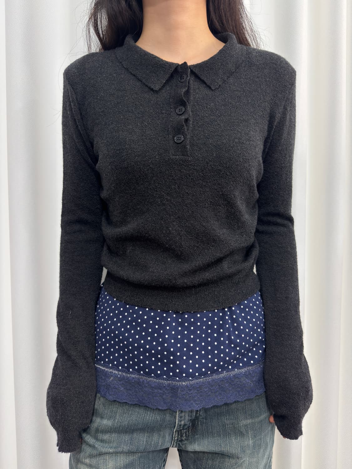 dot sleeveless 상품이미지4