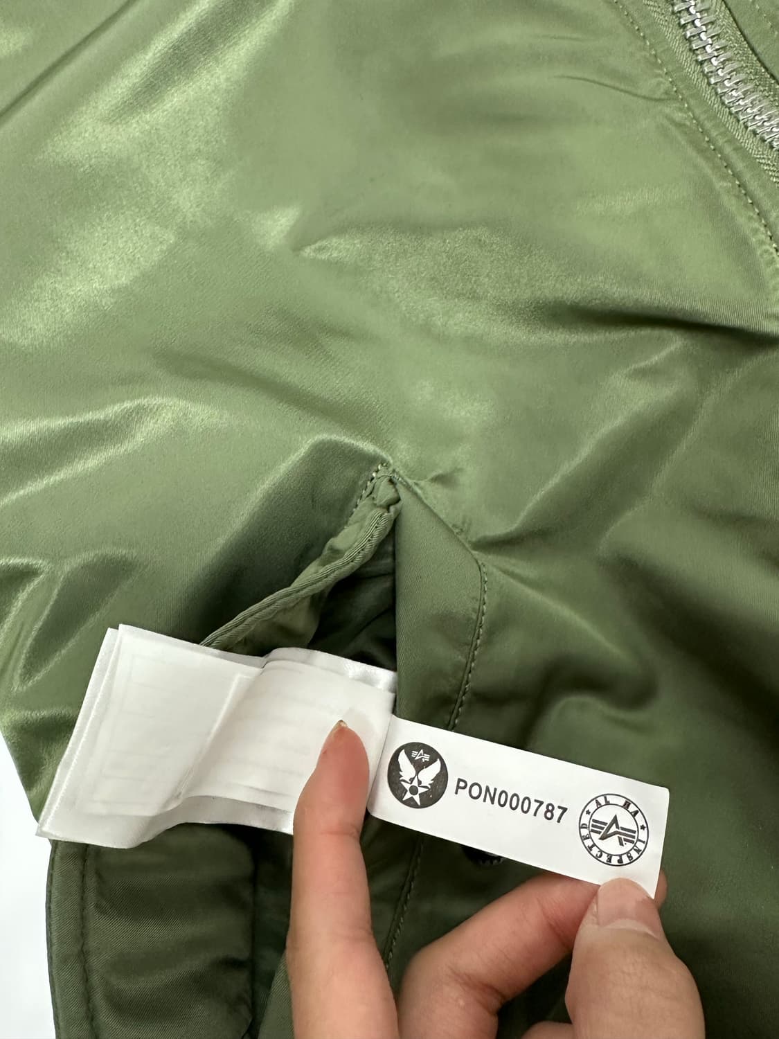 알파인더스트리 ma-1 리버서블 항공점퍼 블루종 자켓 상품이미지9