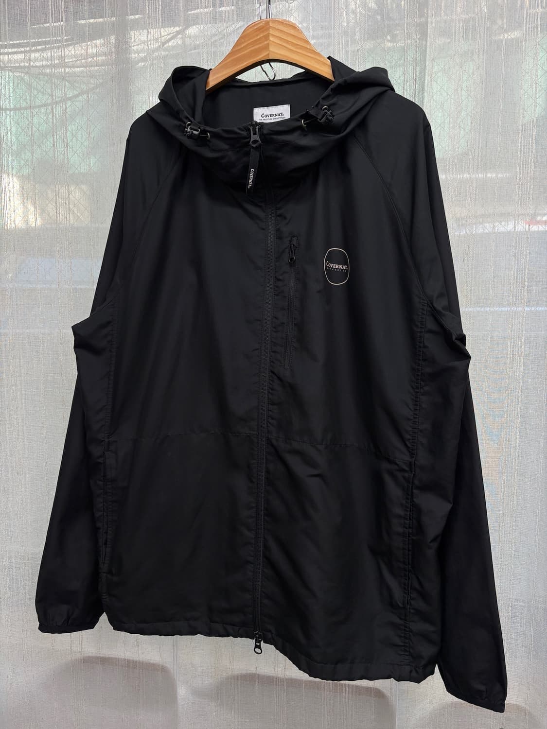 커버낫 패커블 어센틱 빅로고 바람막이 자켓 상품이미지1