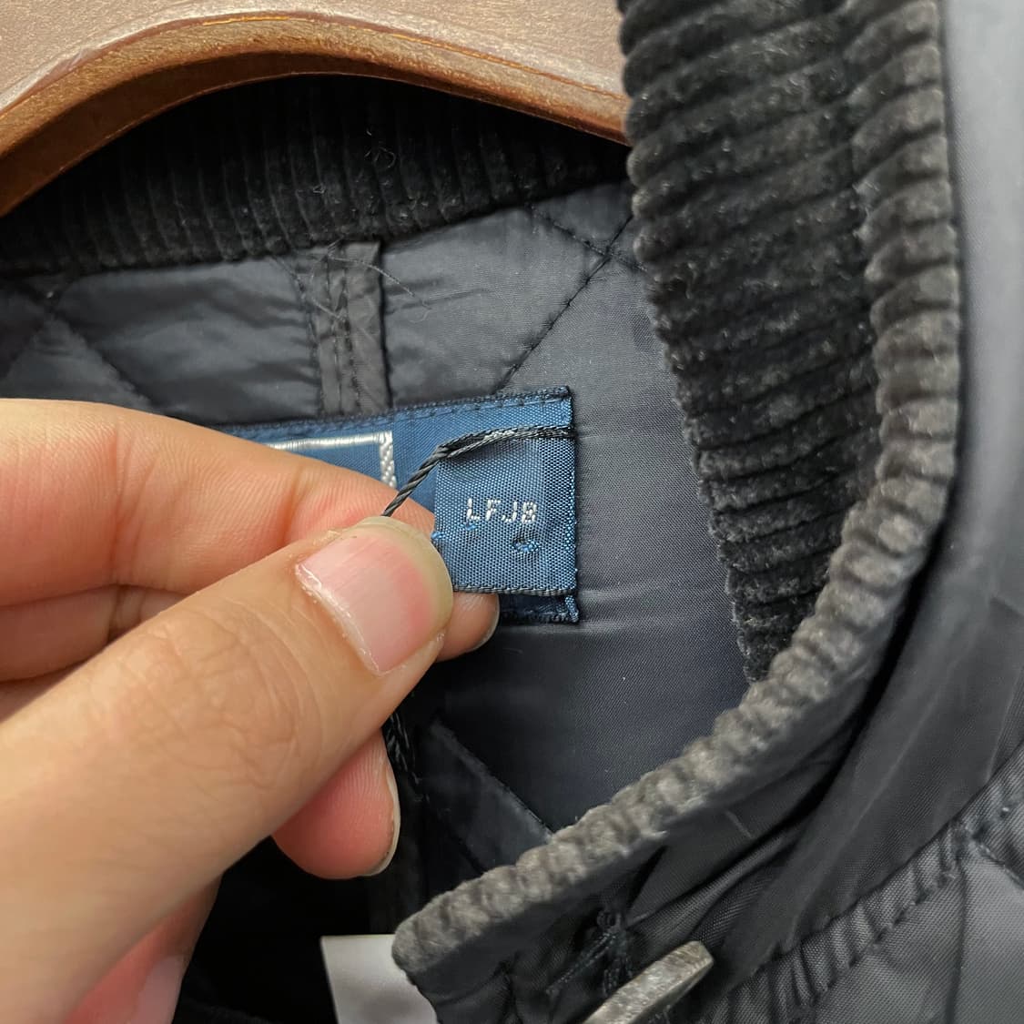 90s 폴로 랄프로렌 버클 넥 레더 엘보 패치 퀼팅 자켓 컨트리 상품이미지8