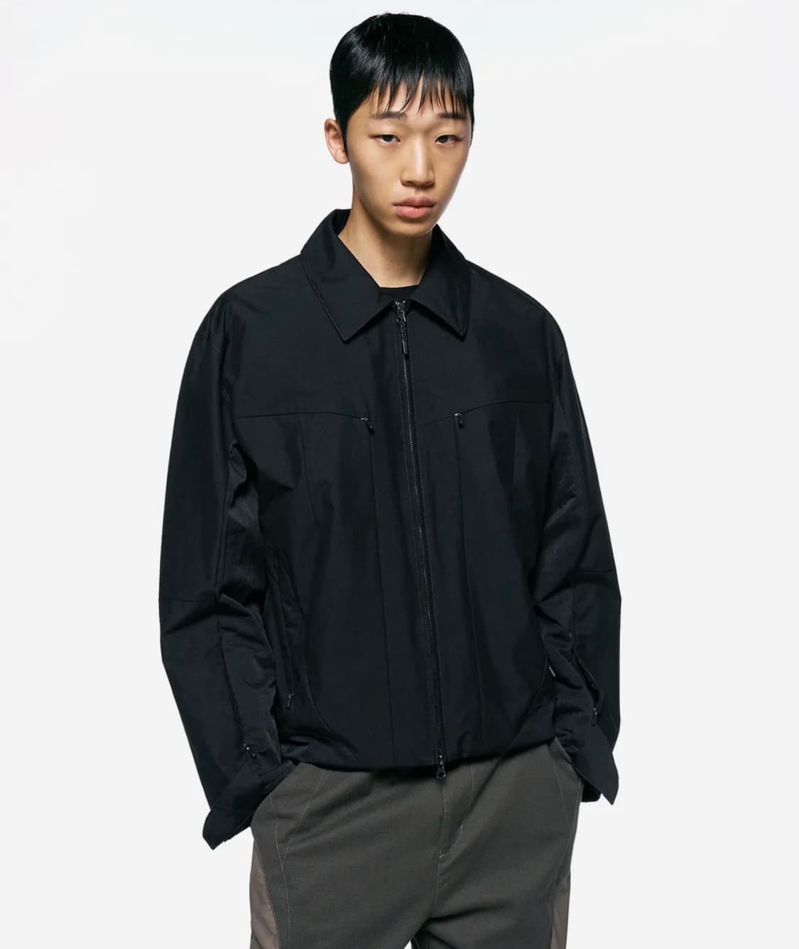 인사일런스X미즈노 옵시디언 자켓 블랙 M 상품이미지2