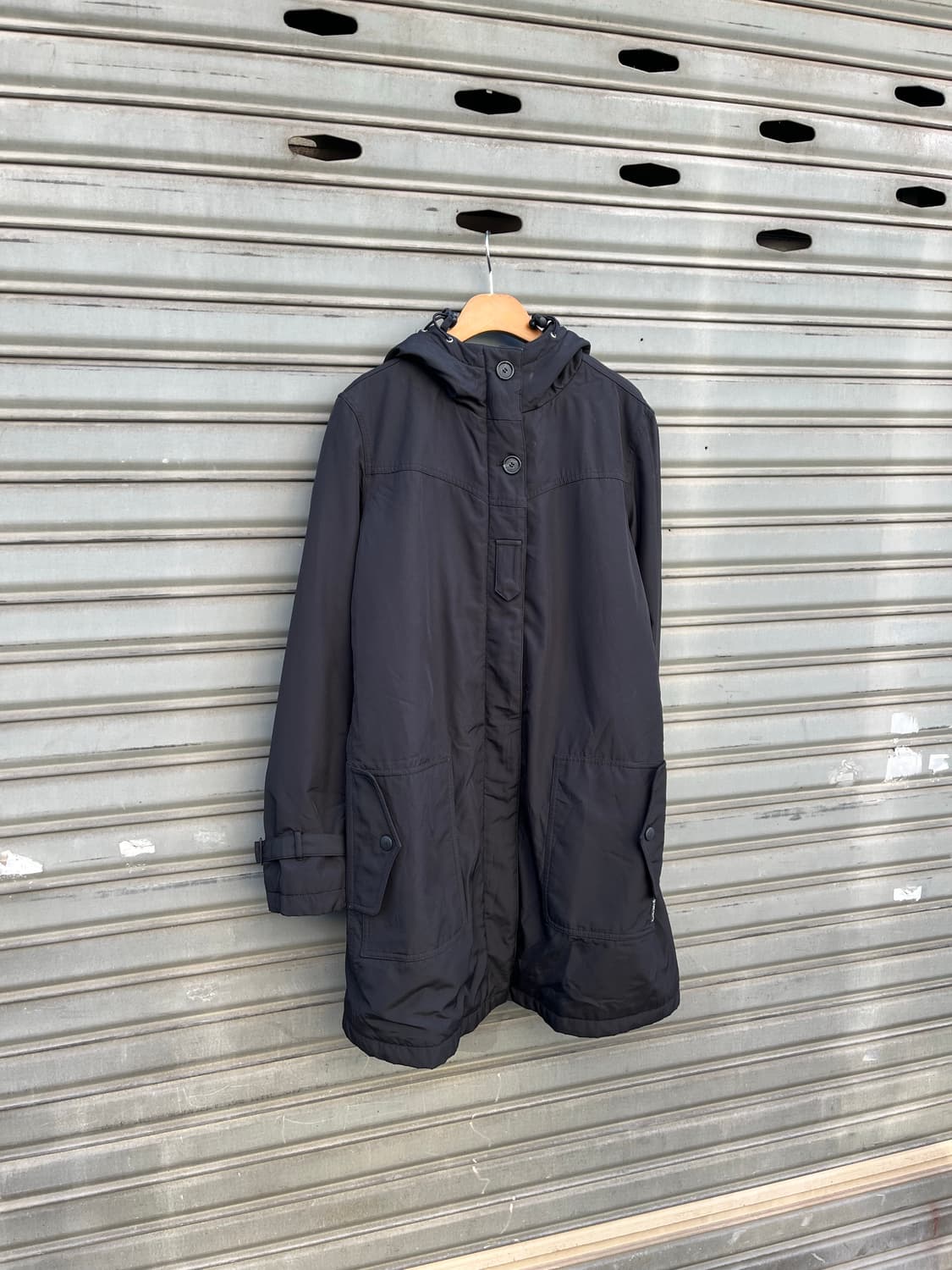 00s Armani Jeans 패디드 후드 코트 상품이미지1