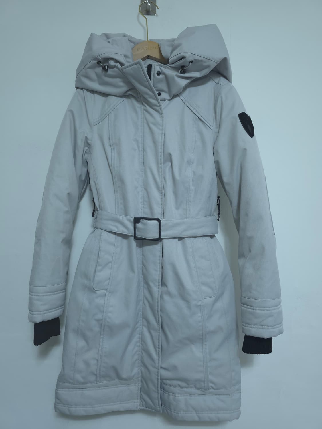 노비스 Nobis 아스트리드 Astrid 라이트 그레이 롱패딩 XS 상품이미지1