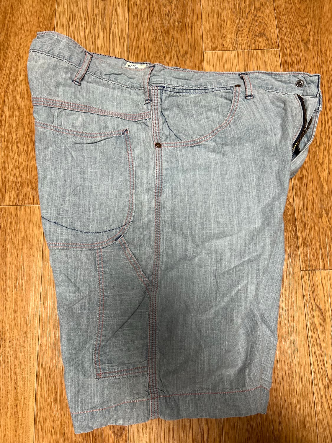 오어슬로우 샴브레이 카펜터 쇼츠 상품이미지2