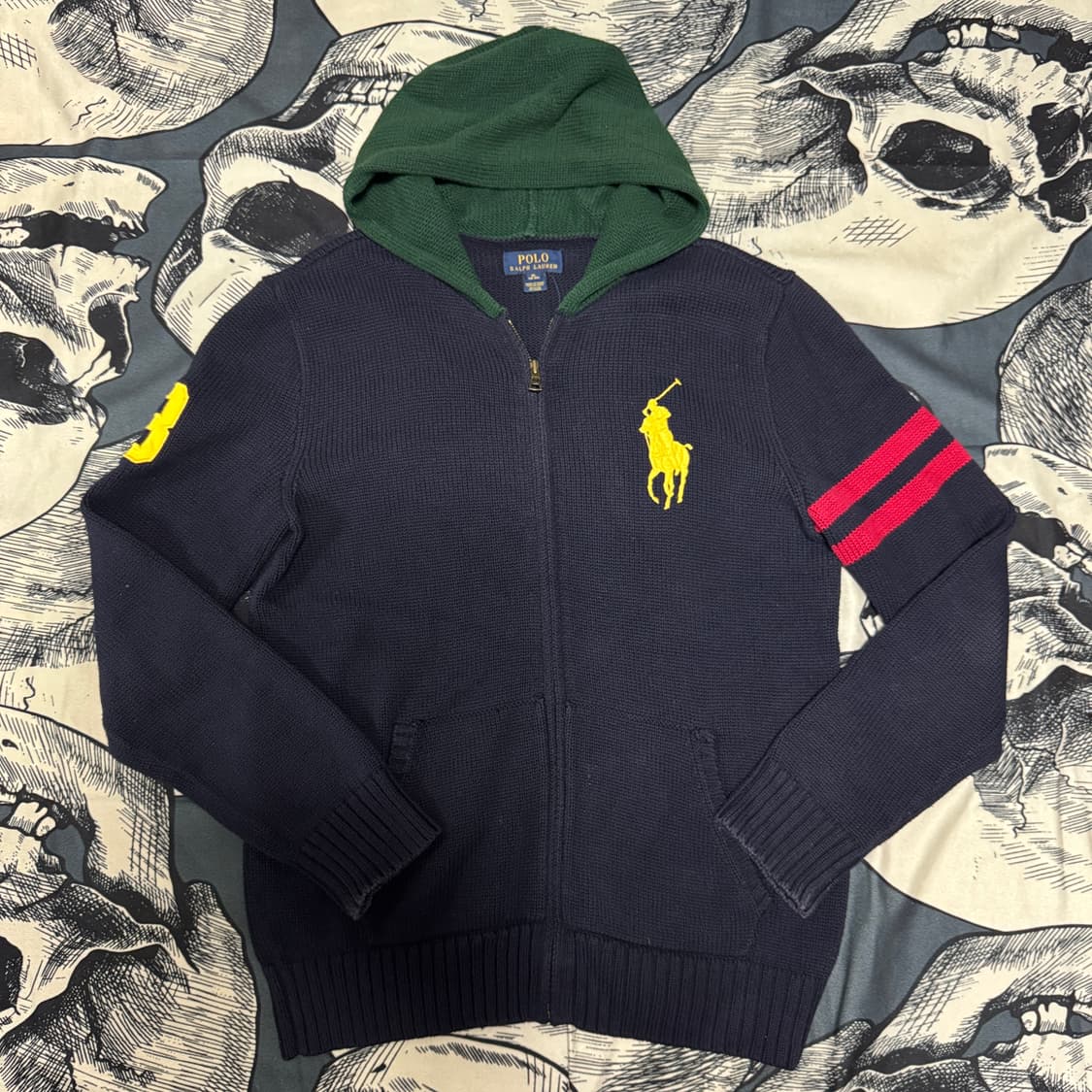 폴로랄프로렌 후드집업니트XL(20) 남성 90-95 상품이미지1