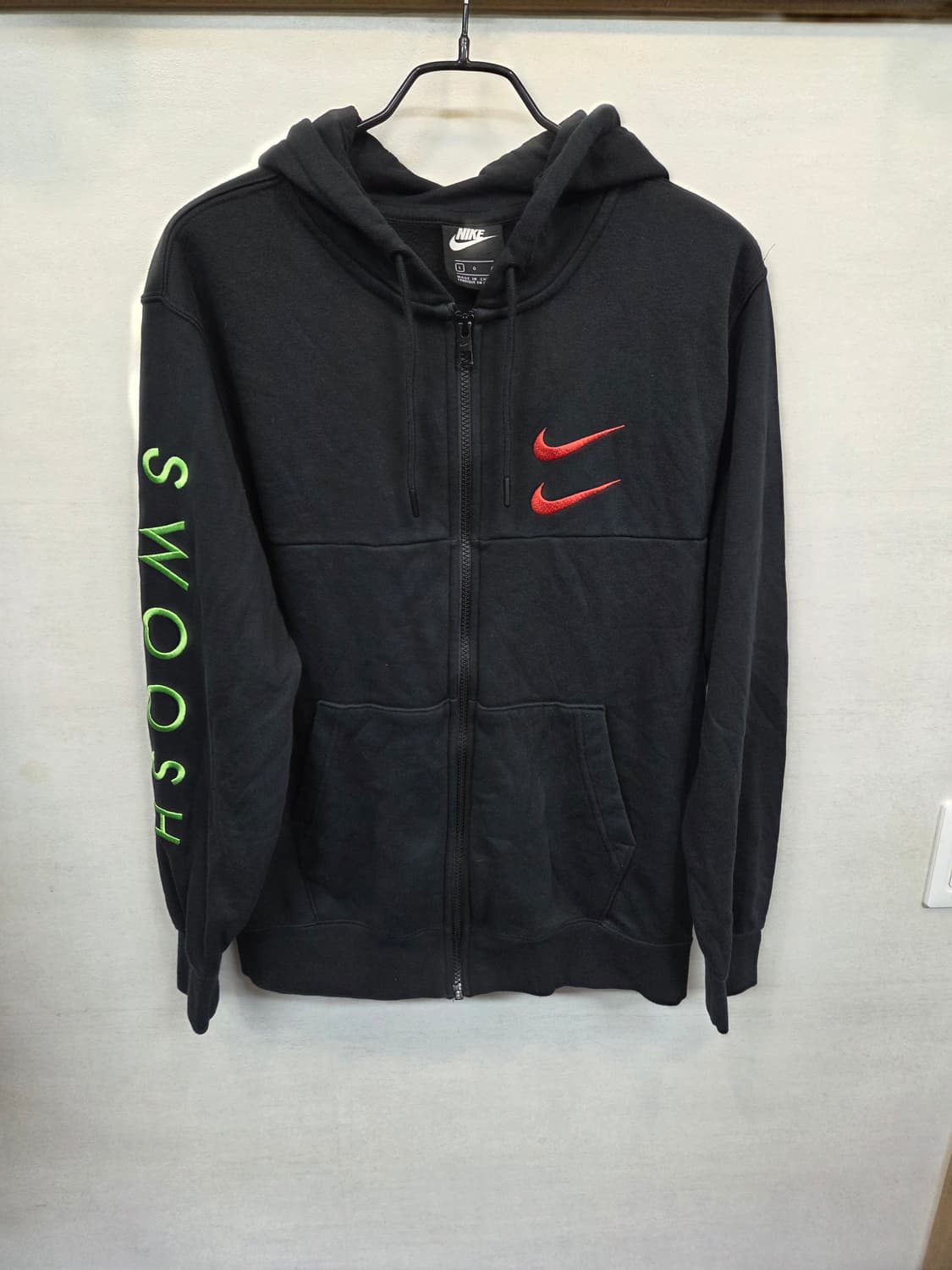 나이키 더블스우시 기모 후드집업 L 상품이미지1
