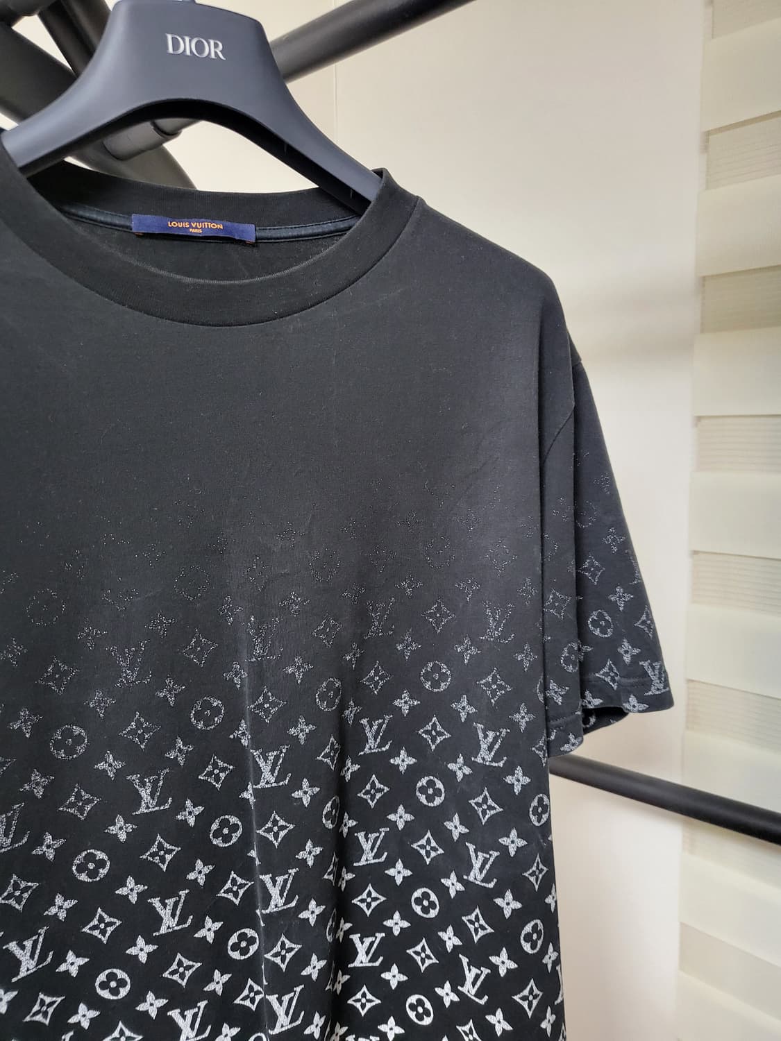 22SS 루이비통 모노그램 그라디언트 반팔 티셔츠 XL 상품이미지3