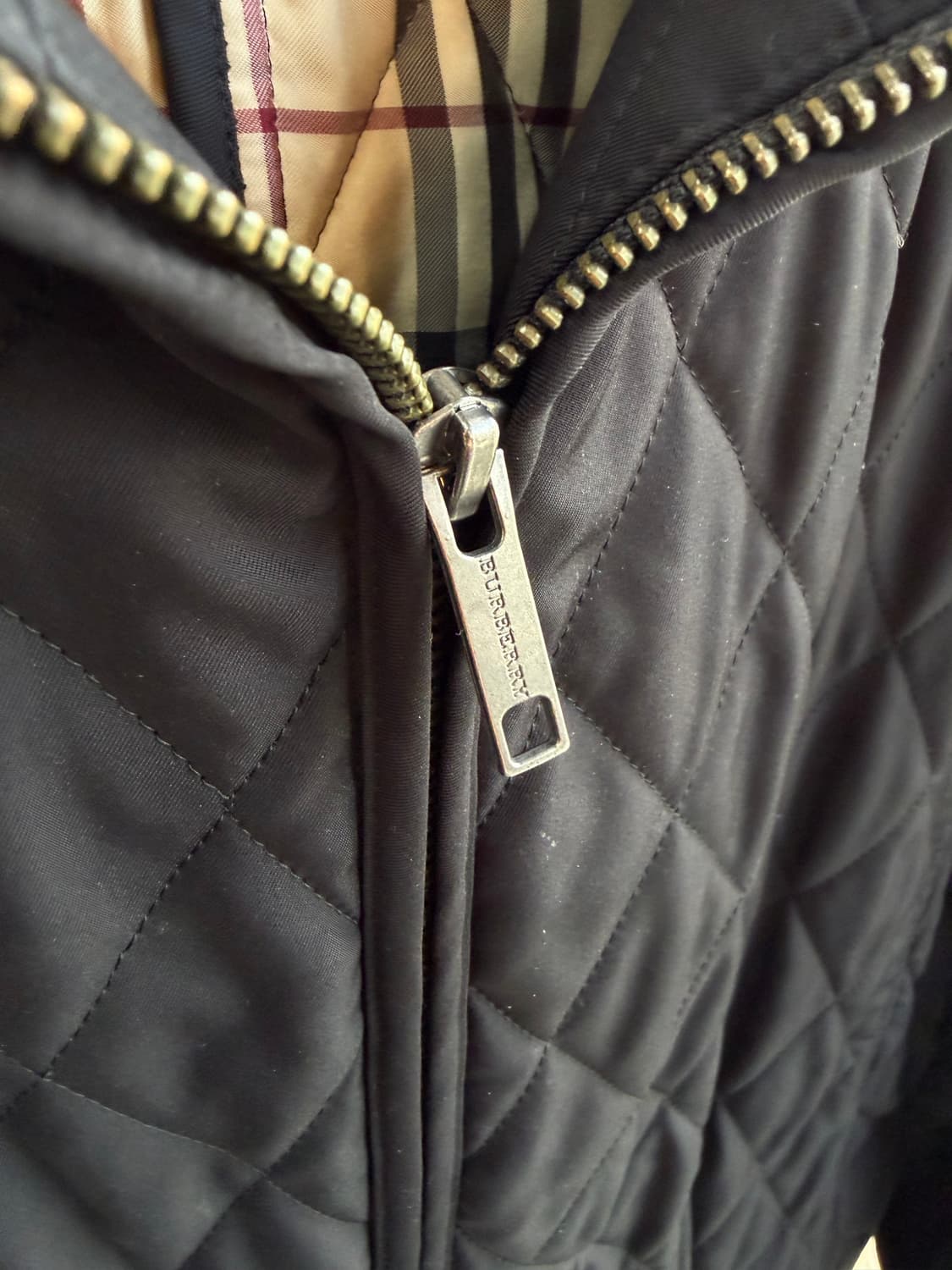 55/ 버버리 퀄티드 노바체크 패딩 자켓 상품이미지5