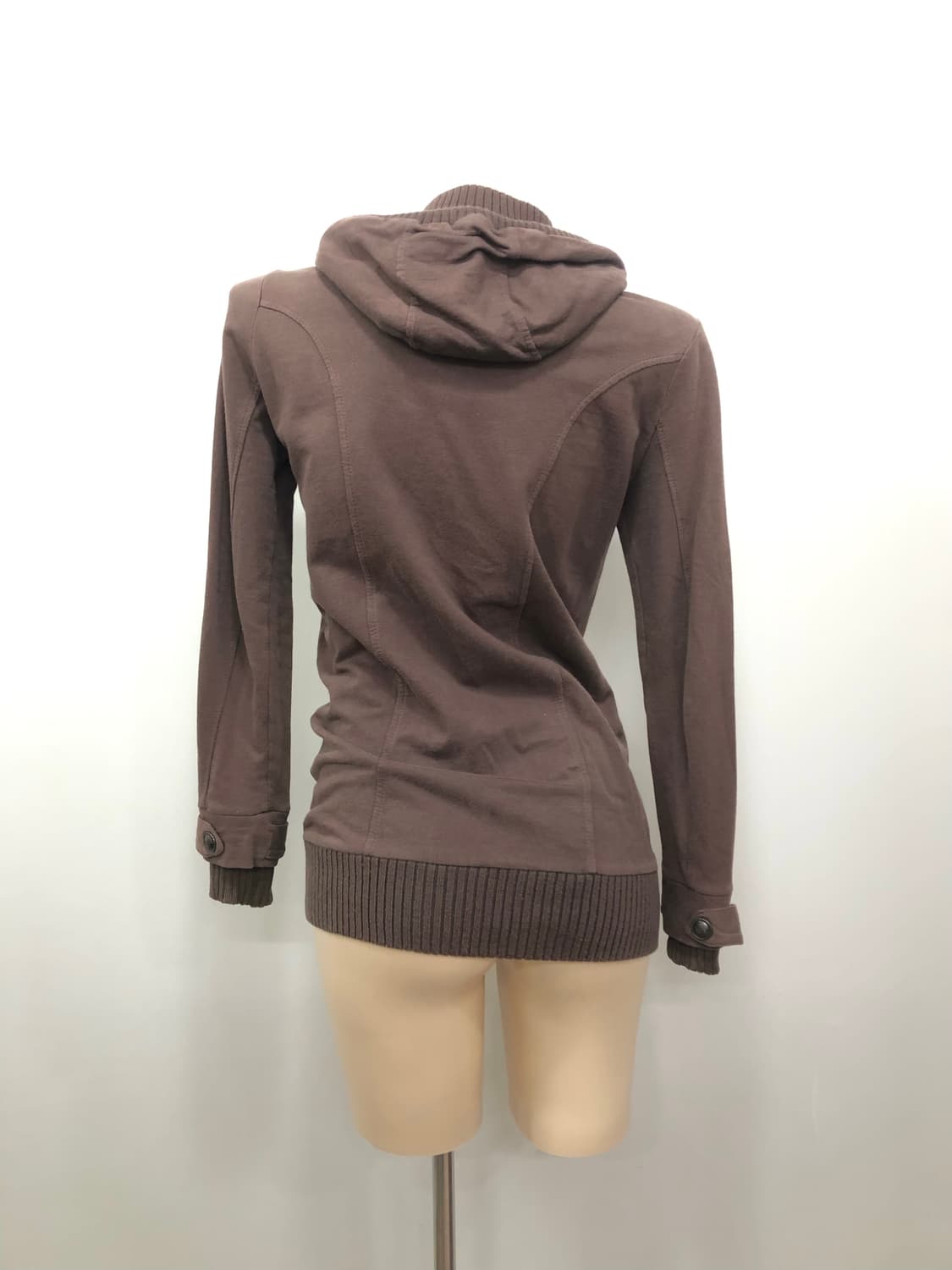 ash burgundy y2k two-way zip up 상품이미지2