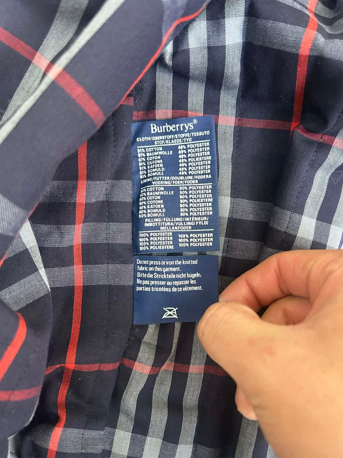 버버리 스포츠 빈티지 집업 패딩 베스트 상품이미지4