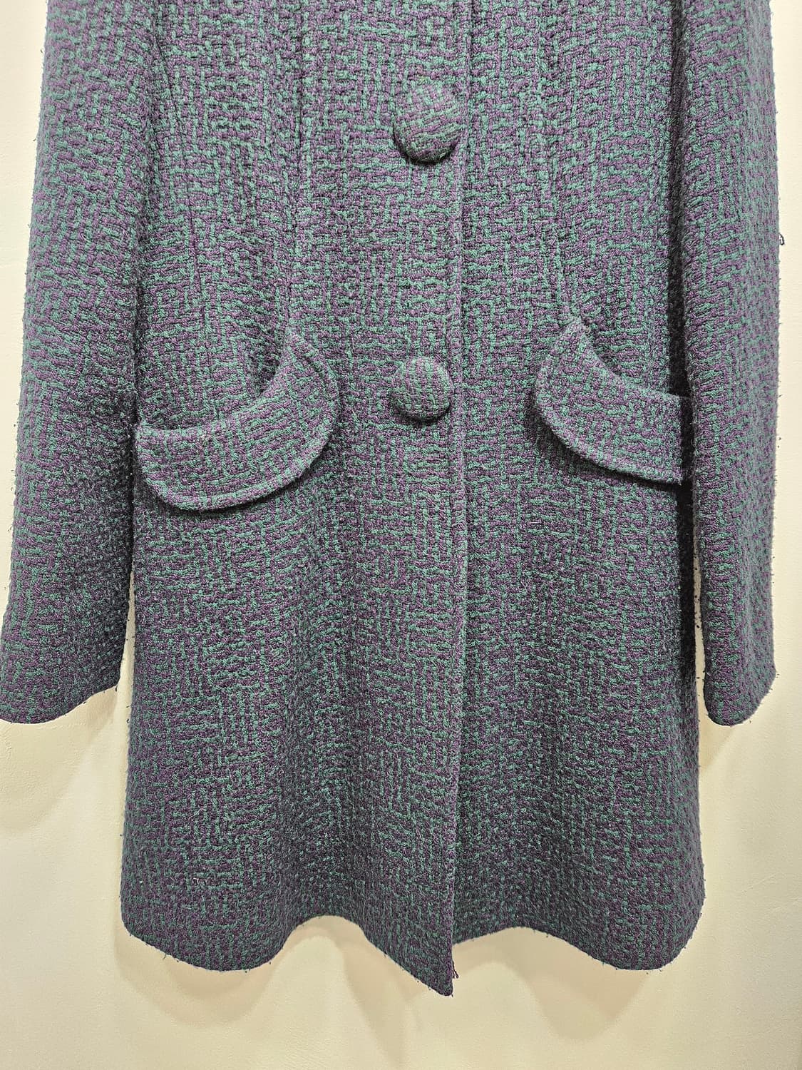 둥근카라 울혼방 코트 상품이미지5