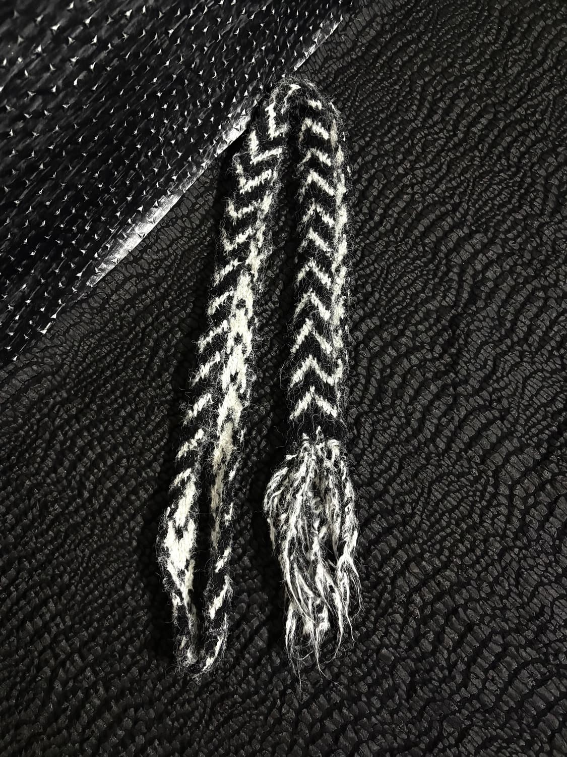 헤링본 니트 머플러 상품이미지2