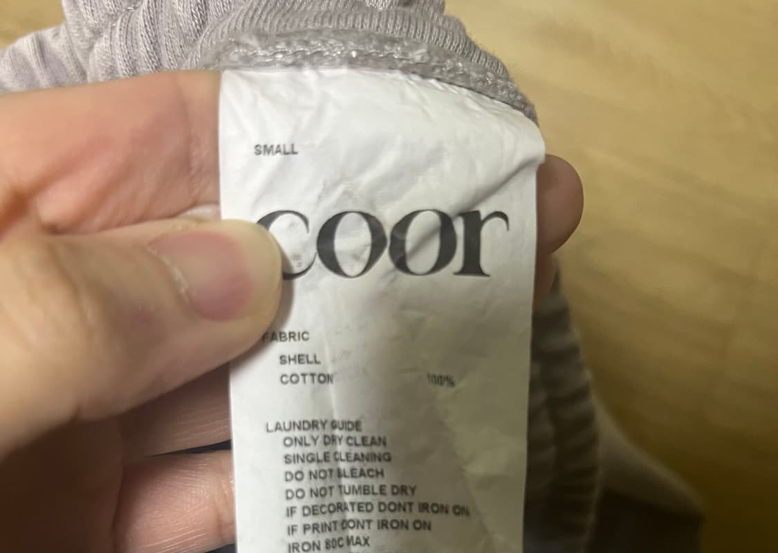 쿠어 가먼트 다잉 스웻팬츠 워시드그레이 S 상품이미지4